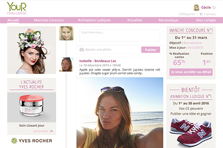 Site Your Challenge - Yves Rocher