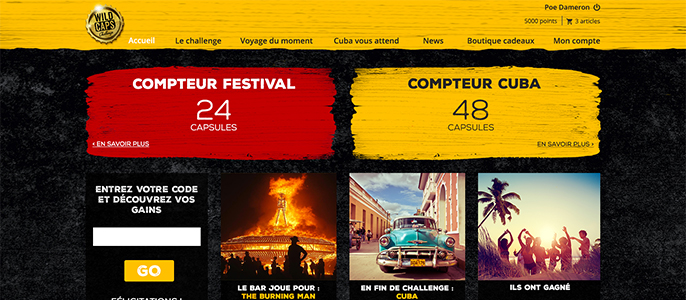 Site Wild Caps Challenge - Desperados (Heineken)